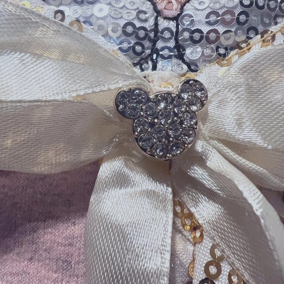 Minnie Mouse Sparkle girls adjustable straps dress, barbie pink - Picture 4 of 9